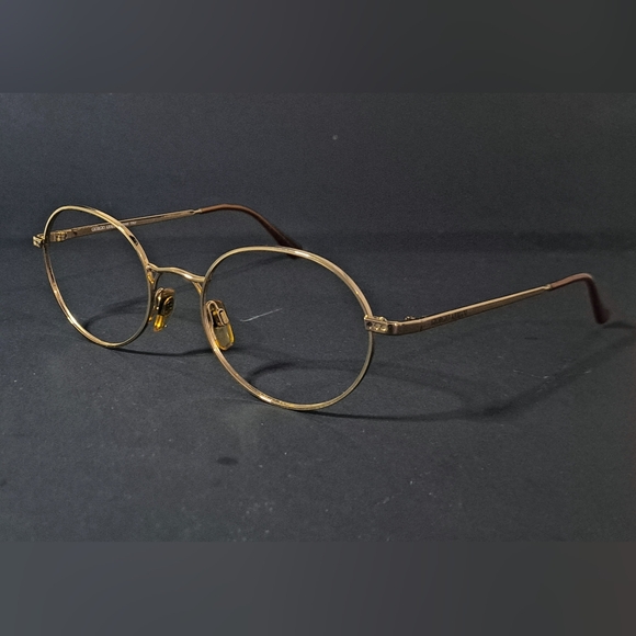 Giorgio Armani 167 743 Eyeglass Frame Round Gold Unisex